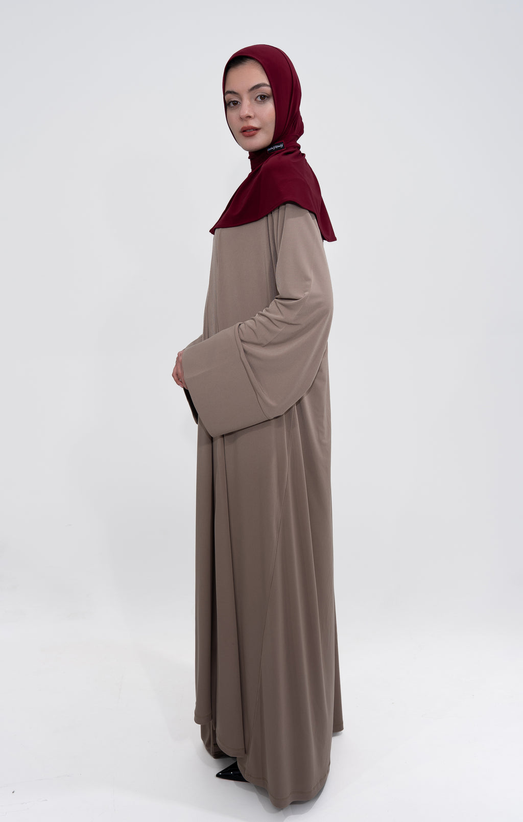 Tesettür Kaftan - Mushroom Brown