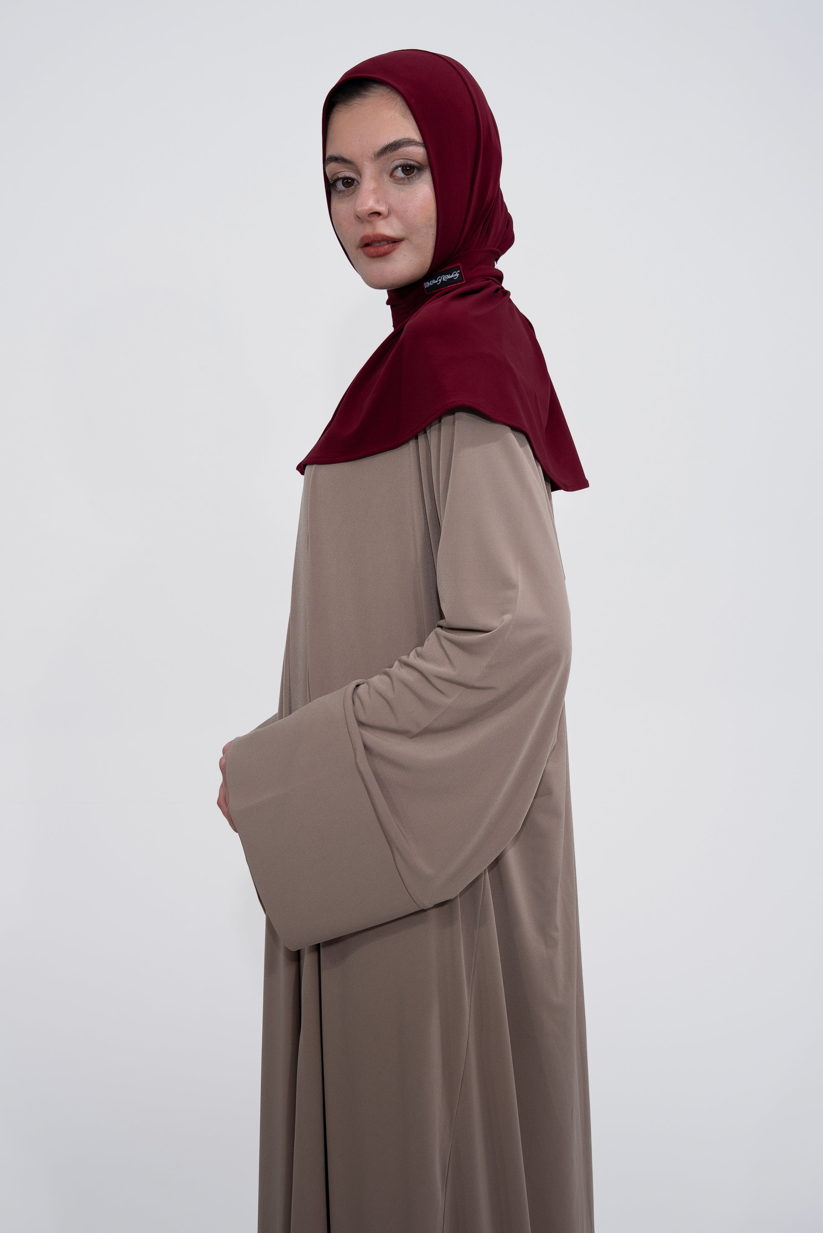 Tesettür Kaftan - Mushroom Brown