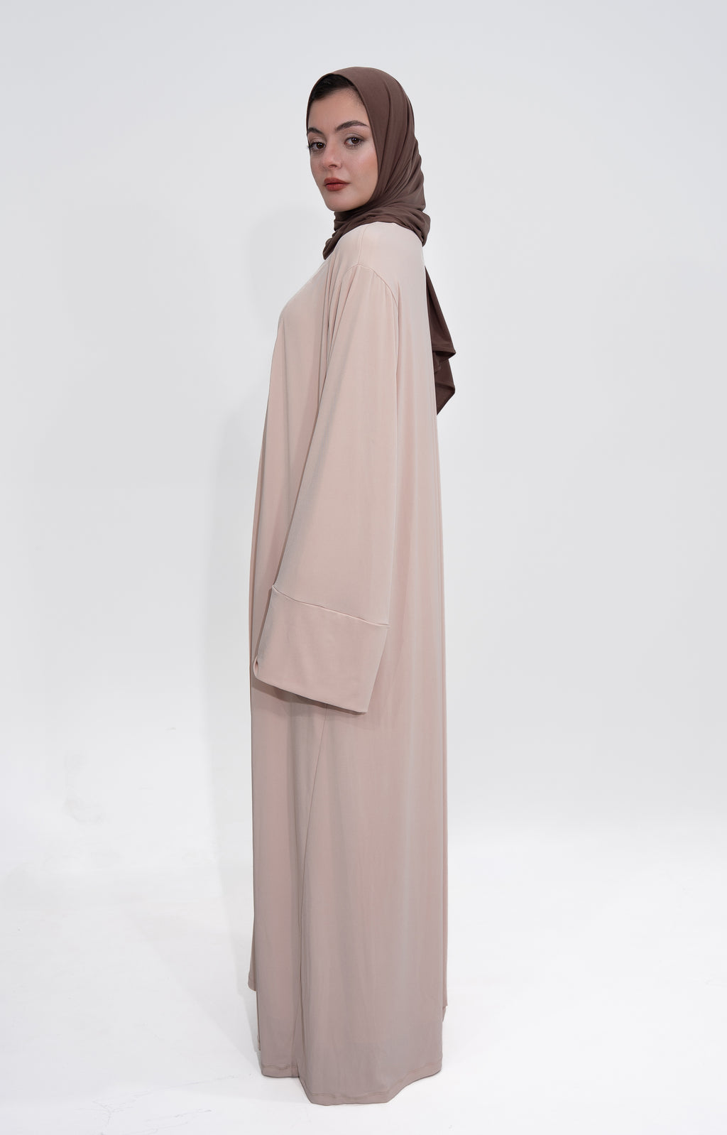 Tesettür Kaftan - Muted Blush