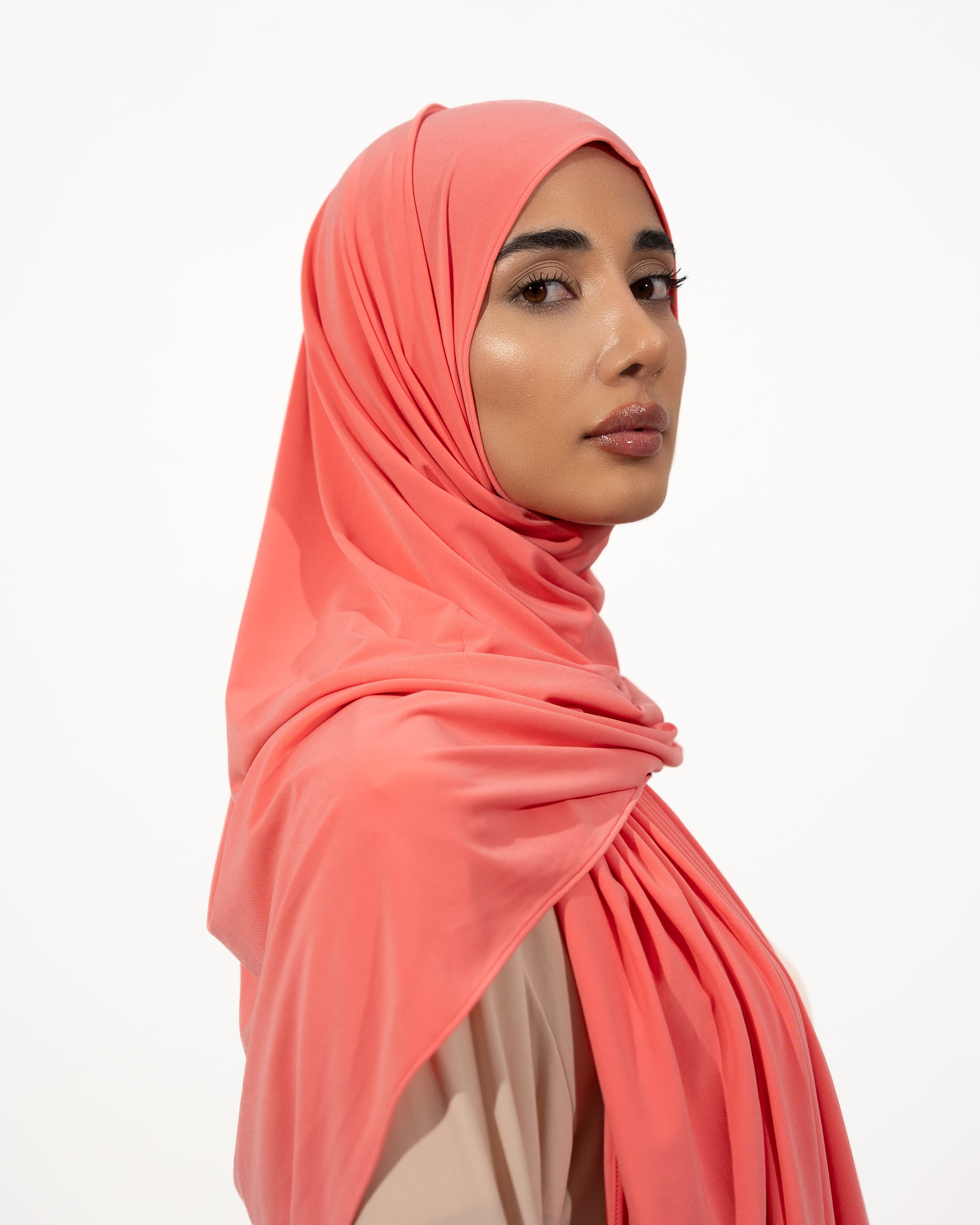 Shawl - Scarlet Orange