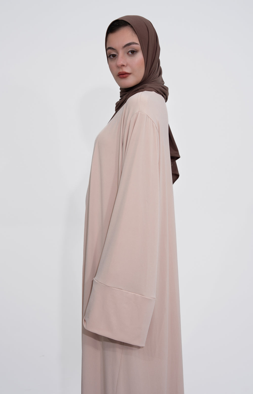 Tesettür Kaftan - Muted Blush