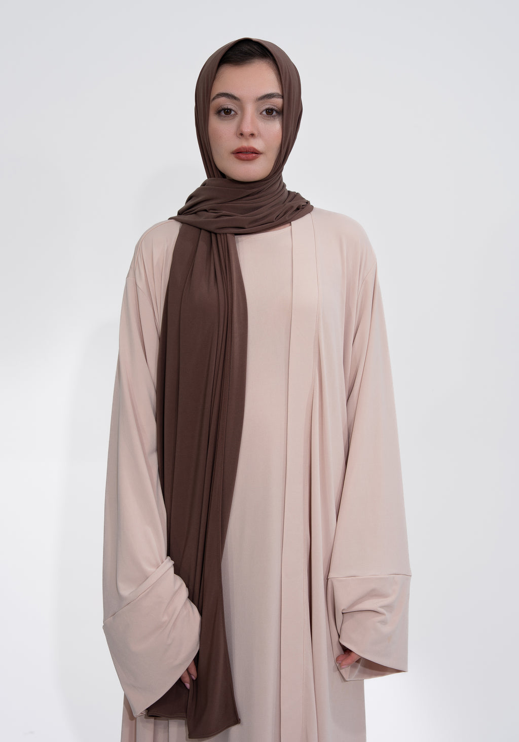 Tesettür Kaftan - Muted Blush
