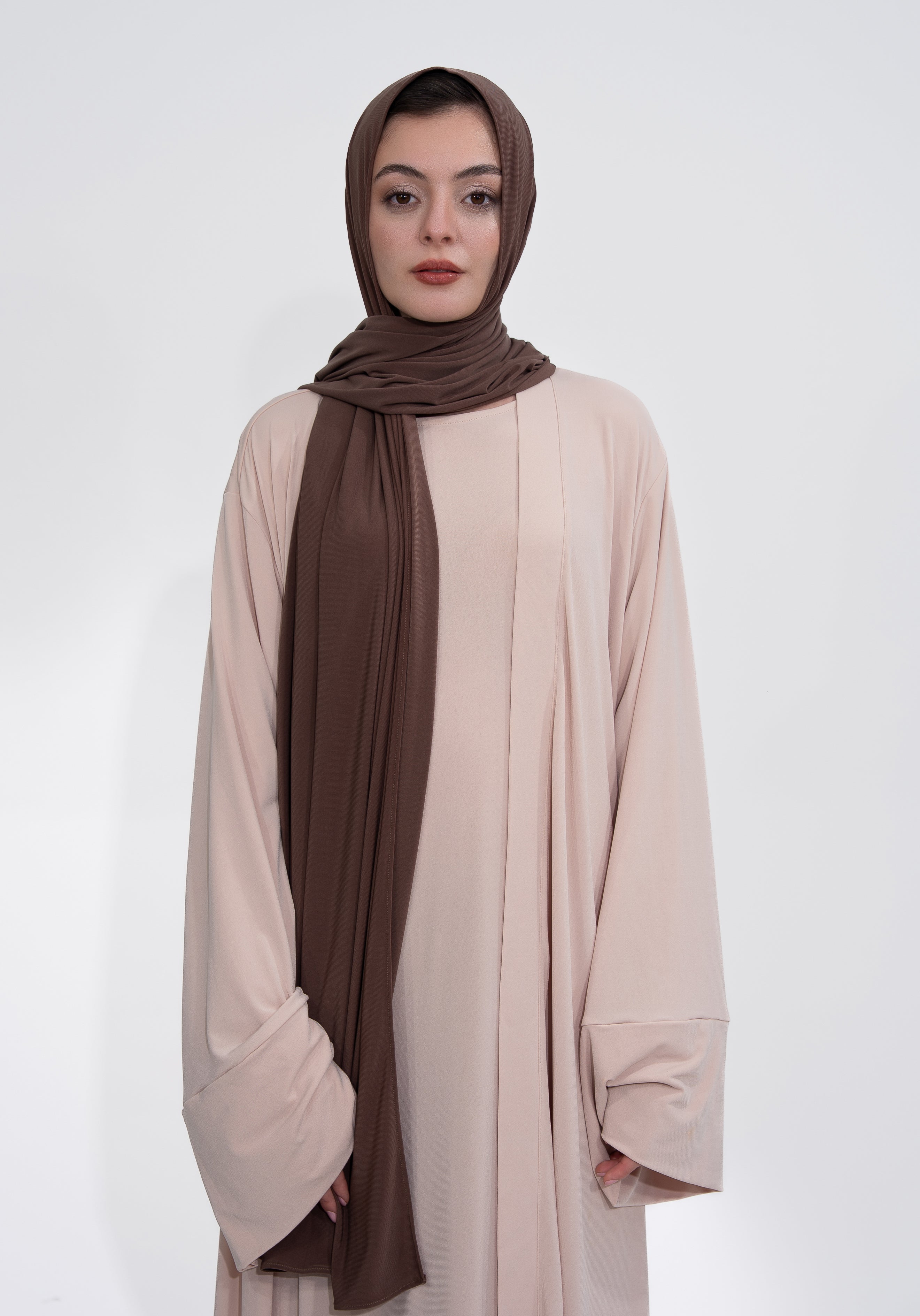 Tesettür Kaftan - Muted Blush