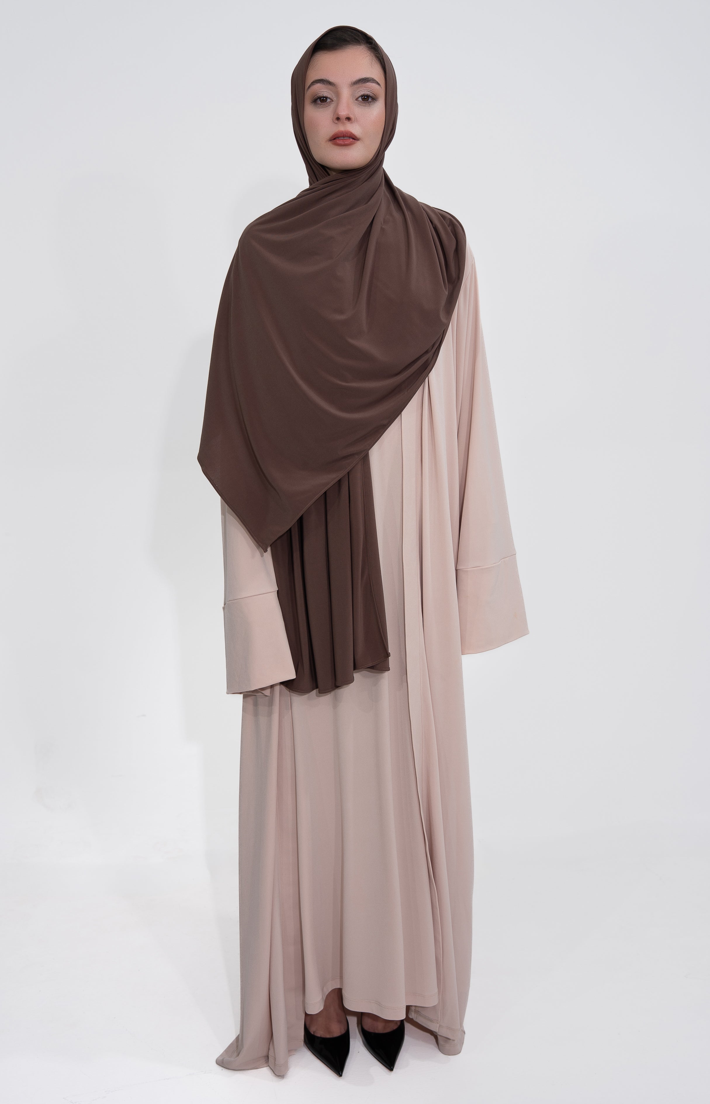 Tesettür Kaftan - Muted Blush