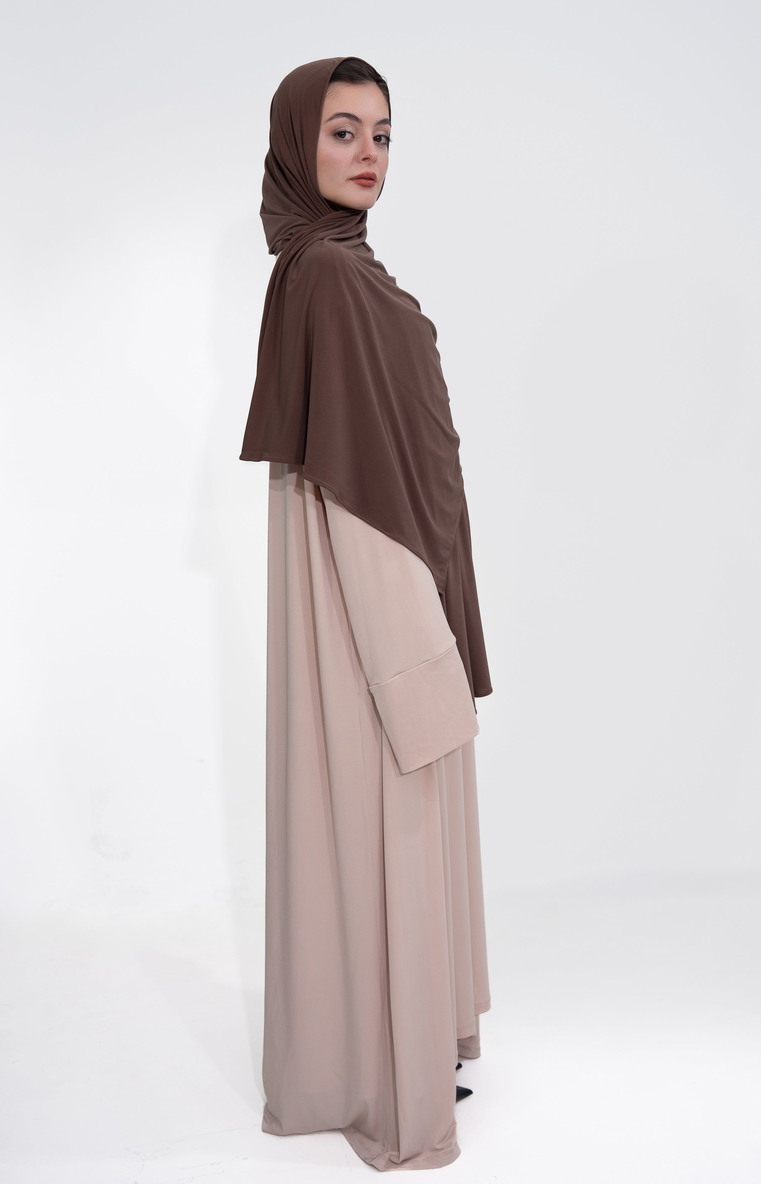 Tesettür Kaftan - Muted Blush