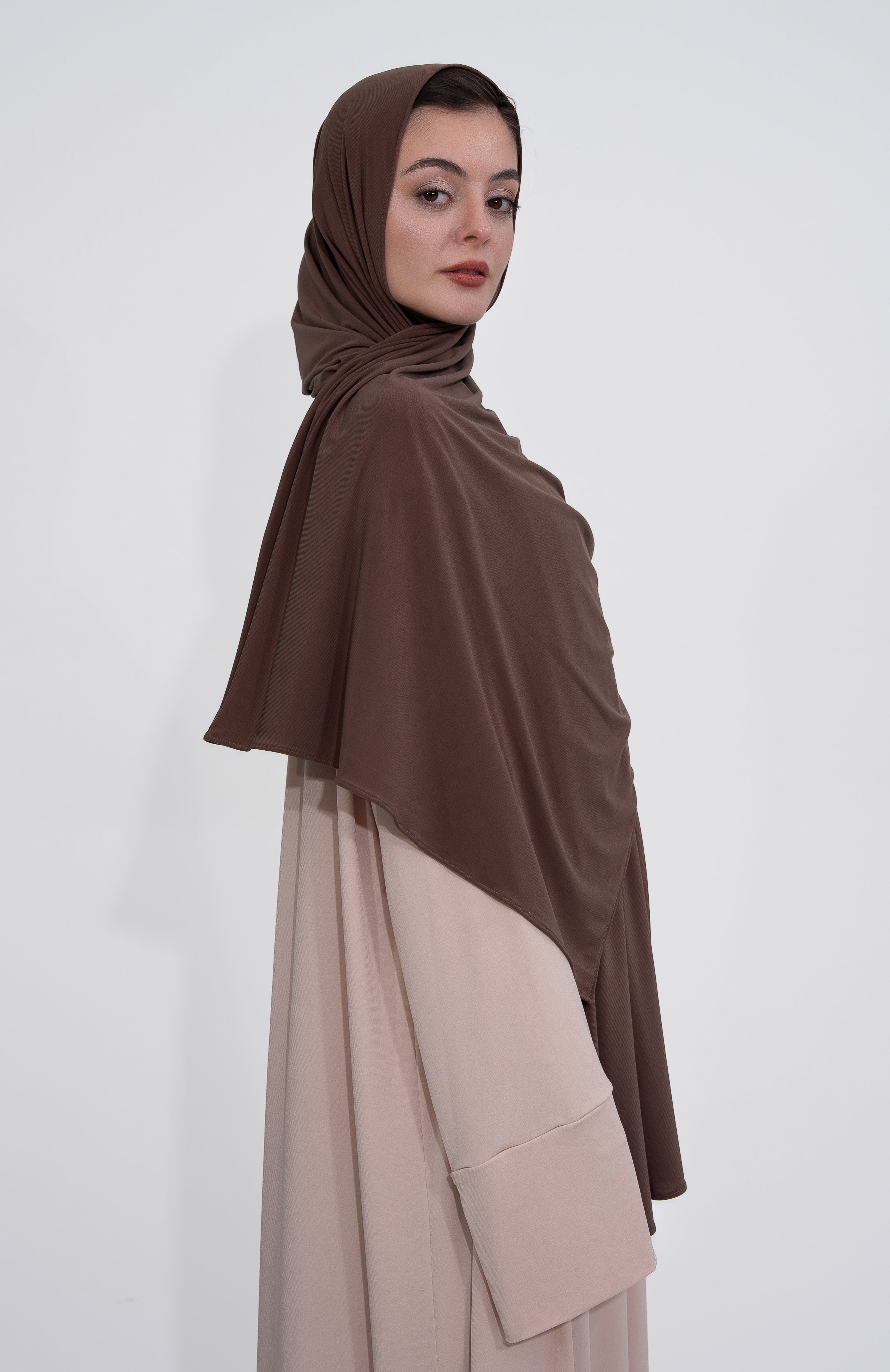 Tesettür Kaftan - Muted Blush