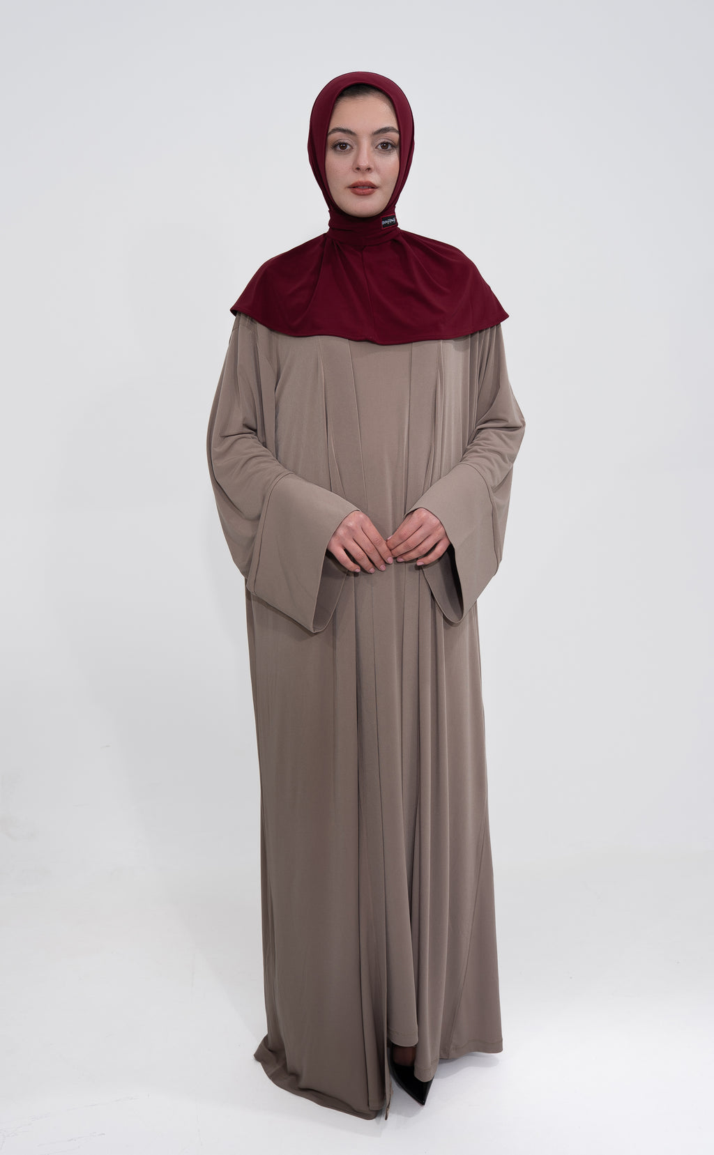 Tesettür Kaftan - Mushroom Brown