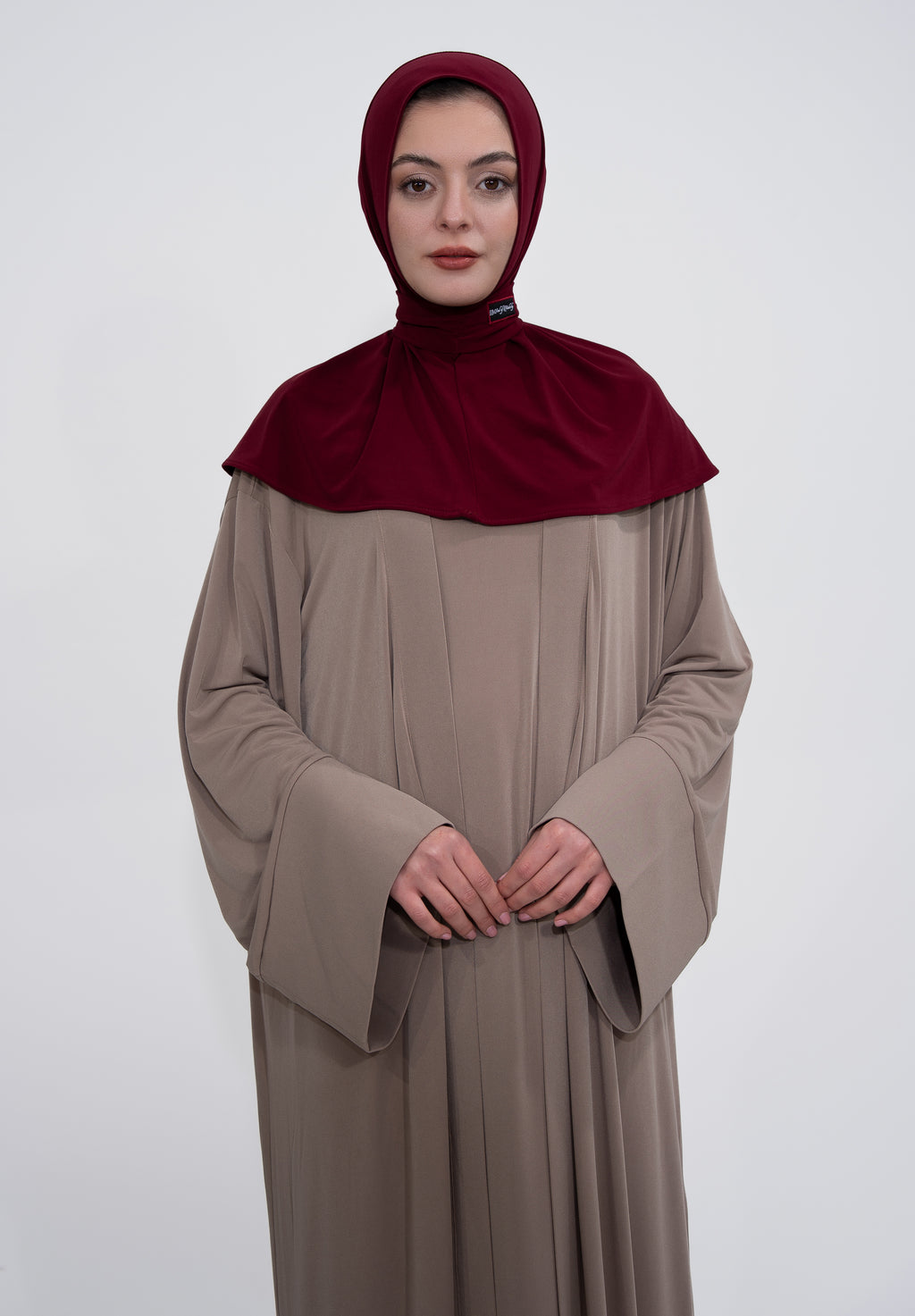 Tesettür Kaftan - Mushroom Brown